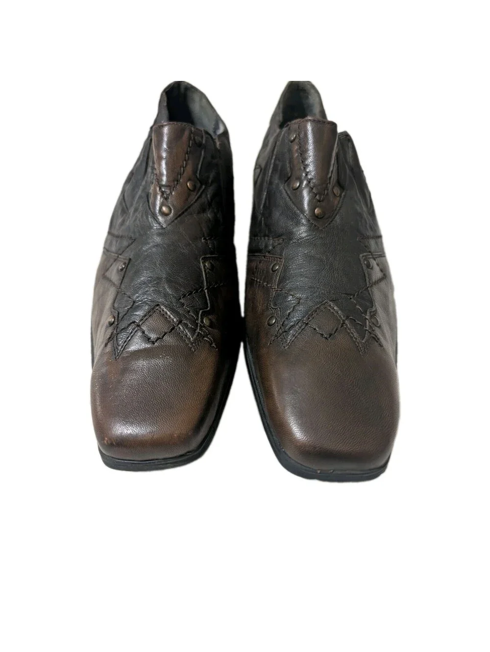 Vintage Y2K Guess by Marciano Studded Leather Hipster Loafers - Men's Size 12
